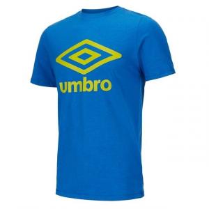 Мужская футболка с большим логотипом Umbro, синий