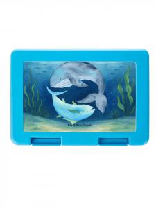 Mr. & Mrs. Panda Коробка для хранения с изображением кита и тунца (без   ) белого цвета