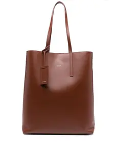 Кожаная сумка-тоут SANDRO, коричневый