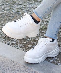 Кроссовки на платформе Lovehunter, цвет White