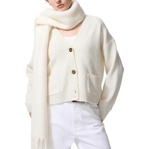 UNIQLO Топ женский цвета слоновой кости