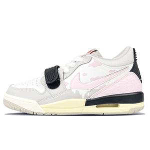 Детские баскетбольные кроссовки Legacy 312 с низким верхом для подростков Jordan, белый/розовый/серый