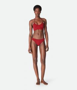 Stretch nylon bikini BOTTEGA VENETA, лава