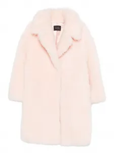 Пальто с воротником Manokhi, розовый