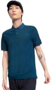 Мужская повседневная поло-рубашка Aigle из быстросохнущей ткани Coolmax, синий/зеленый