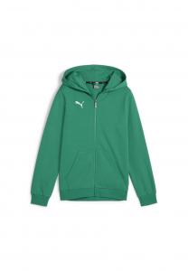 Детская куртка с капюшоном PUMA Kids teamGOAL Casuals, детская куртка с капюшоном 658596 05 зелёная
