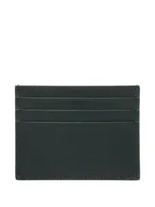 Картхолдер с тисненым логотипом Giorgio Armani, зеленый