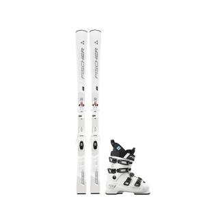 Fischer Женский комплект лыж для двух досок Advanced, модель RC4 ME POWER TI WS, с ботинками для лыж 85-й жесткости, рост 160 см