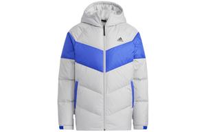 Пуховик мужской серый Adidas, серый