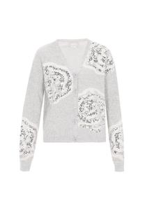 Вязаный кардиган Usha, серый