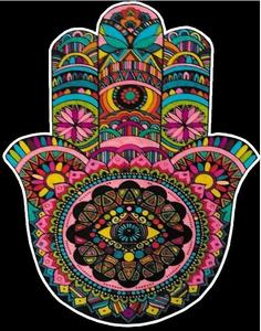 Раскраска Бархат, рука Фатимы Painting Velvet