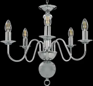 Люстра Vidaxl, серебряный