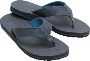 Мужские сандалии Volcom Victor - водоотталкивающие шлепанцы с удобной стелькой из пены для отдыха, серый