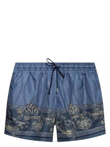 Шорты для плавания с принтом ETRO, синий