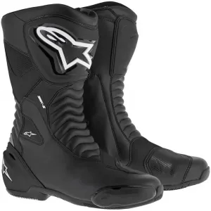 Мотоциклетные ботинки Alpinestars SMX S, Black White Yellow Fluo