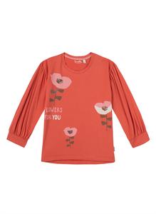 Лонгслив Sanetta Langarmshirt, оранжевый