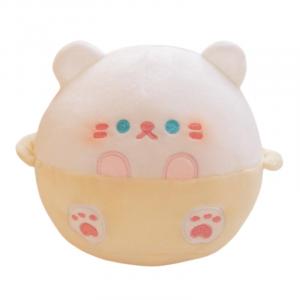 Плюшевая игрушка милый мультяшный кастрюлька плюшевая кукла высота 23cm Small bubble