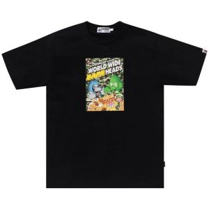 Футболка BAPE Heads Flyer Tee 'Black'