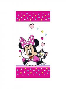 Disney Minnie Mouse Хлопковое полотенце Disney Минни Маус, банное полотенце, пляжное полотенце, 70x140 см, розовое