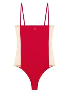 Courrèges купальник Illusion, красный