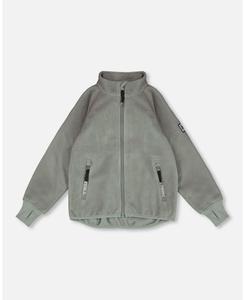 Детская куртка-поло унисекс Teknik, цвет шалфей, для малышей и детей Deux par Deux, Sage