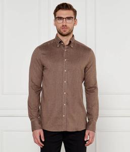 Рубашка мужская Stenströms облегающего кроя, коричневый