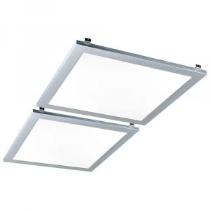 Globo Lighting Светодиодный потолочный светильник, алюминиевый, серебристый, комплект из 2 штук