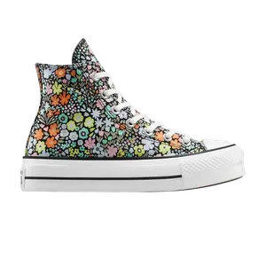 Кроссовки Converse Wmns Chuck Taylor All Star Lift Platform High 'Allover Florals', разноцветный