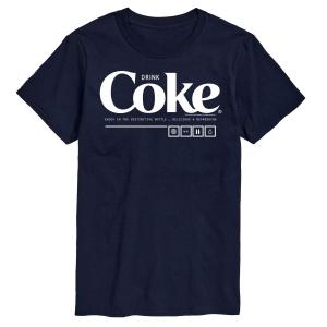 Мужская футболка Coca-Cola Drink Coke Enjoy с рисунком License, синий