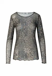 Блузка eve с крупным львиным принтом, синяя Coster Copenhagen, Big Leo Print Blue -