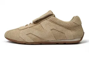 Коллекция MS80, кроссовки Flap German Army, повседневные низкие женские туфли MINNETONKA, Apricot