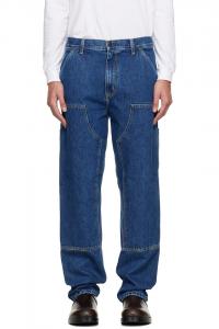 Carhartt Work In Progress Синие джинсы с двойной окантовкой колена