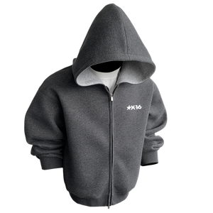 Унисекс худи с капюшоном, средний размер, прочее X1617, темно-серый sweatshirt