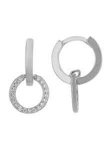 Adeliás Женский кулон из серебра 925 пробы с кубическим цирконием в серебряной оправе