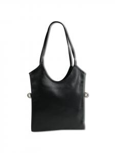 Сумка через плечо Toscanto, кожа, черная, около 32 см Toscanto