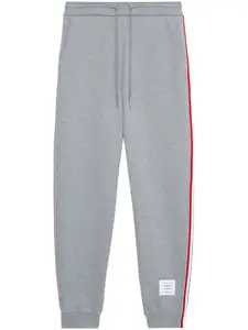 Спортивные брюки с полосками THOM BROWNE, серый