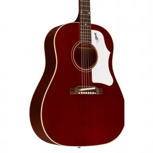 Акустическая гитара Gibson J-45 60-х годов, оригинальная, винно-красная