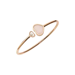 Браслет Chopard Happy Hearts - Браслет, розовое золото, бриллиант, розовый опал