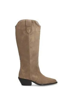 Женские ботинки из кожи baby silk с противоскользящей подошвой Alpe, светло-коричневый