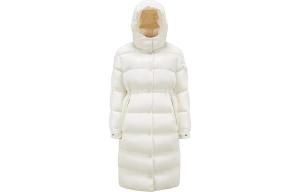 Пуховик женский белый Moncler