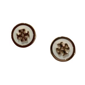 Серьги Kira Double T TORY BURCH, золото