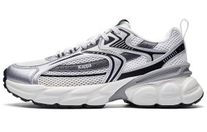 Kappa Кроссовки с низким верхом, устойчивые к скольжению, унисекс, белые, серебристо-серые