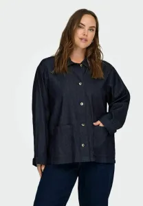 Джинсовая куртка carashby Only Carmakoma, Dark Blue Denim