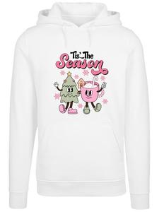 Пуловер F4NT4STIC Hoodie Tis The Season Christmas Tree Cocoa, белый
