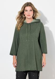 Худи MIAMODA Hoodie, Dark Green/Dark Grey