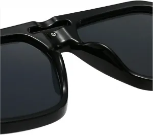 Ретро солнцезащитные очки для женщин, модные градиентные оттенки, защита от УФ-излучения UV400, мужские панк-очки, сине-зеленые солнцезащитные очки Melrose, Black