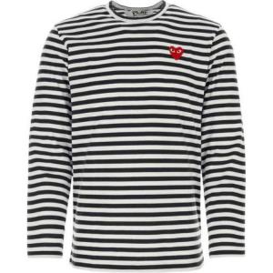 CDG Play Футболка мужская Black с круглым вырезом