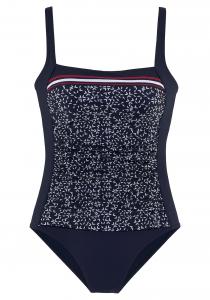 Купальник-футболка LASCANA, темно-синий