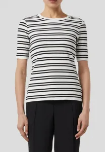 Футболка с принтом Comma, Schwarz