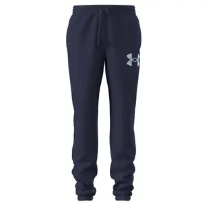 Джоггеры Under Armour Rival Fleece Colorblock Graphic, синий